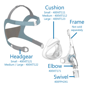 Fisher & Paykel Vitera Full Face CPAP Mask Parts | Intus Healthcare