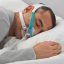F&P Evora Full Face Mask - Man on Pillow