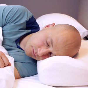 Oscimed Anti-Snoring Pillow Side Sleeper Lifestyle | Intus Healthcare
