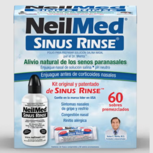 Kit de lavagem sinusal com 60 saquetas