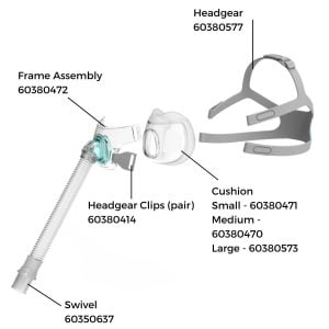 BMC F6 Full Face CPAP Mask Parts | Intus Healthcare